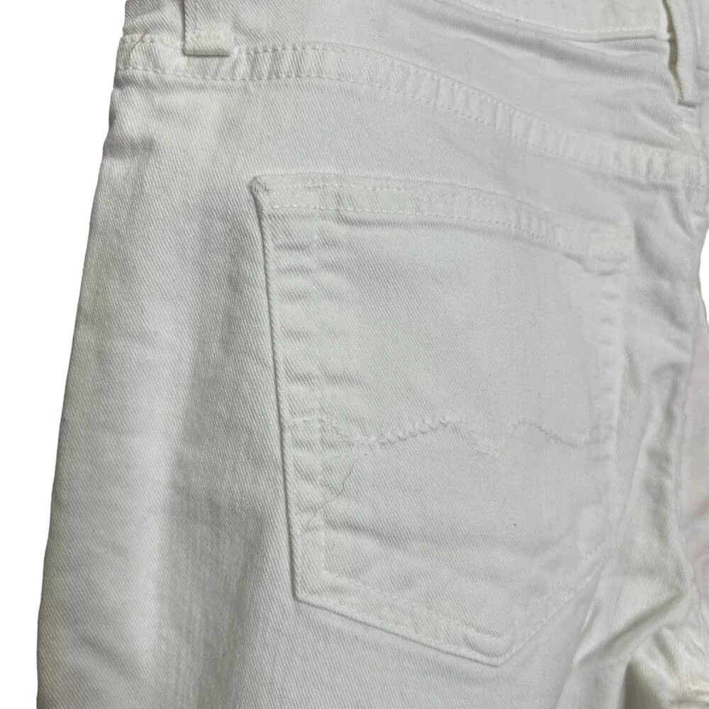 Red Engine Womens 25 Hotrod Skinny Boyfriend‎ Crop Denim Jeans Hi-Rise - FLAWED